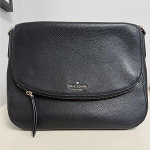 Kate Spade Black Leather Crossbody Bag